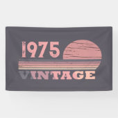 Gepersonaliseerd 50-jarig 50-jarig verjaardagsfee spandoek (Horizontaal)