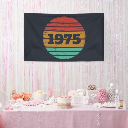 Gepersonaliseerd 50-jarig 50-jarig verjaardagsfee spandoek (Feest)