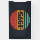Gepersonaliseerd 50-jarig 50-jarig verjaardagsfee spandoek (Verticaal)