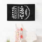 Gepersonaliseerd 50-jarig 50-jarig verjaardagsfee spandoek (Insitu)