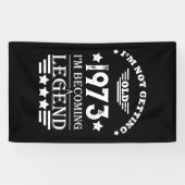 Gepersonaliseerd 50-jarig 50-jarig verjaardagsfee spandoek (Horizontaal)