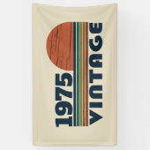 Gepersonaliseerd 50-jarig 50-jarig verjaardagsfee spandoek (Verticaal)