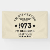 Gepersonaliseerd 50-jarig 50-jarig verjaardagsfee spandoek (Horizontaal)