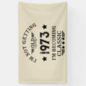 Gepersonaliseerd 50-jarig 50-jarig verjaardagsfee spandoek (Verticaal)