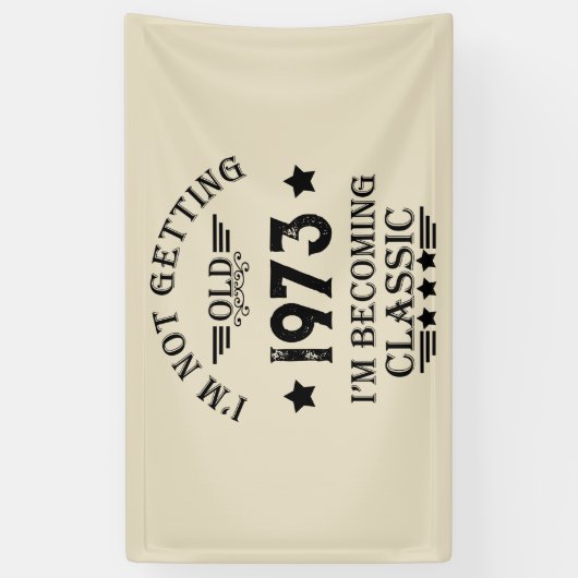 Gepersonaliseerd 50-jarig 50-jarig verjaardagsfee spandoek (Verticaal)