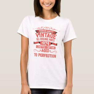 Gepersonaliseerd 50-jarig 50-jarig verjaardagsfee t-shirt
