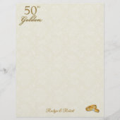 Gepersonaliseerd 50e Golden Wedding Jubileum (Voorkant)