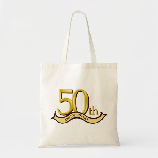 Gepersonaliseerd 50e Jubileum cadeau Tote Bag (Voorkant)