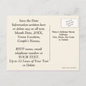 Gepersonaliseerd 50e Jubileum Sla de datumkaarten Aankondigingskaart (Achterkant)