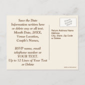 Gepersonaliseerd 50e Jubileum Sla de datumkaarten  Aankondigingskaart (Achterkant)