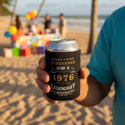 Gepersonaliseerd 50e verjaardag, geboren in 1971   blikjeskoeler