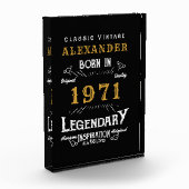 Gepersonaliseerd 50e verjaardag, geboren in 1971   fotoblokken (Links)