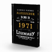 Gepersonaliseerd 50e verjaardag, geboren in 1971   fotoblokken (Rechts)