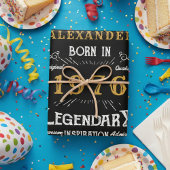 Gepersonaliseerd 50e verjaardag Geboren in 1973  z Inpakpapier Vel