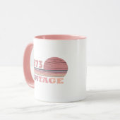 Gepersonaliseerd  50ste verjaardagscadeau mok (Voorkant links)