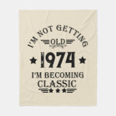 Gepersonaliseerd  50ste verjaardagsfeest fleece deken (Voorkant)