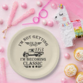 Gepersonaliseerd  50ste verjaardagsfeest papieren bordje (Feest)