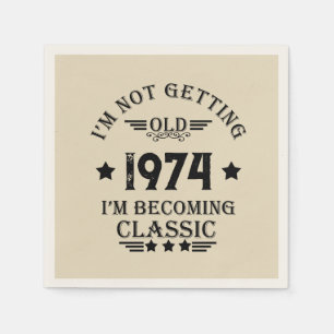 Gepersonaliseerd  50ste verjaardagsfeest servet