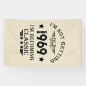 Gepersonaliseerd  50ste verjaardagsfeest spandoek (Horizontaal)