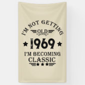 Gepersonaliseerd  50ste verjaardagsfeest spandoek (Verticaal)