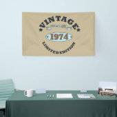 Gepersonaliseerd 50ste verjaardagsfeest spandoek (Beurs)