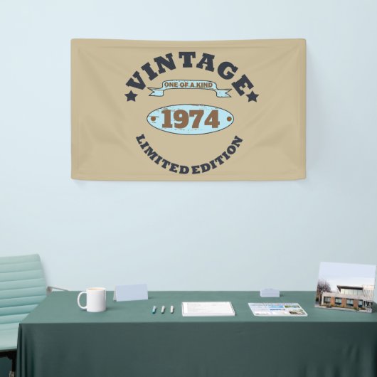 Gepersonaliseerd 50ste verjaardagsfeest spandoek (Beurs)