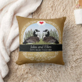 Gepersonaliseerd 50th Wedding Jubileum, ganzen Kussen (Deken)