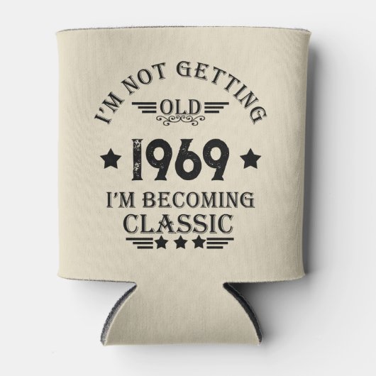 Gepersonaliseerd  55ste verjaardagsfeest blikjeskoeler (Voorkant)