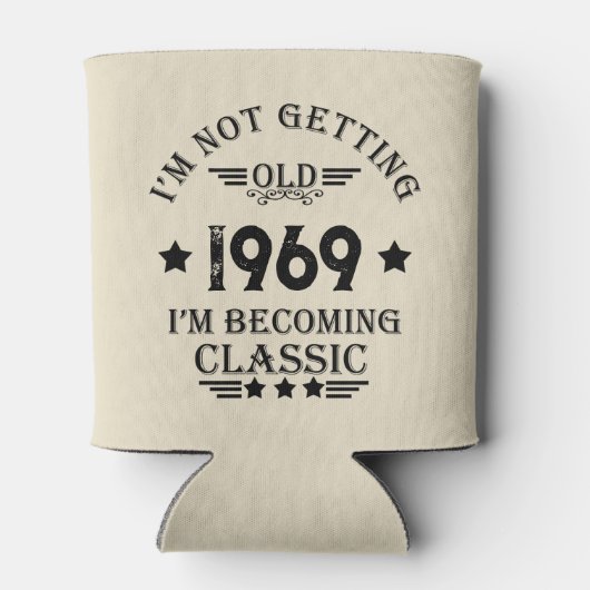 Gepersonaliseerd  55ste verjaardagsfeest blikjeskoeler (Achterkant)