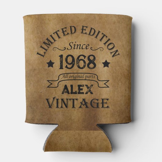 Gepersonaliseerd  55ste verjaardagsfeest blikjeskoeler (Achterkant)