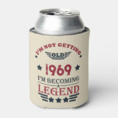 Gepersonaliseerd 55ste verjaardagsfeest blikjeskoeler (Blikje Voorkant)