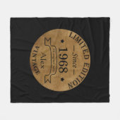 Gepersonaliseerd  55ste verjaardagsfeest fleece deken (Voorkant (Horizontaal))