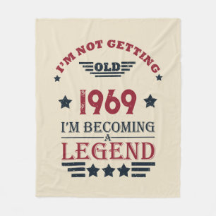 Gepersonaliseerd 55ste verjaardagsfeest fleece deken