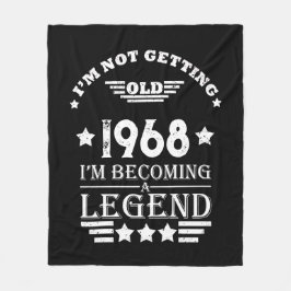 Gepersonaliseerd  55ste verjaardagsfeest fleece deken