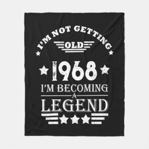 Gepersonaliseerd 55ste verjaardagsfeest fleece deken
