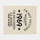 Gepersonaliseerd  55ste verjaardagsfeest fleece deken (Voorkant (Horizontaal))