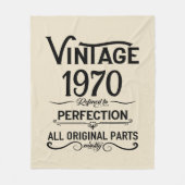 Gepersonaliseerd  55ste verjaardagsfeest fleece deken (Voorkant)