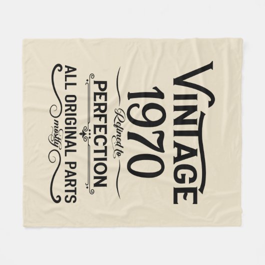 Gepersonaliseerd  55ste verjaardagsfeest fleece deken (Voorkant (Horizontaal))