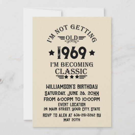 Gepersonaliseerd 55ste verjaardagsfeest kaart (Voorkant)