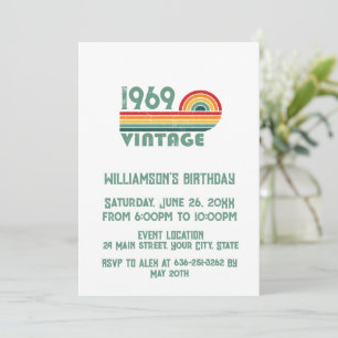 Gepersonaliseerd  55ste verjaardagsfeest kaart
