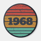 Gepersonaliseerd  55ste verjaardagsfeest magneet (Voorkant)