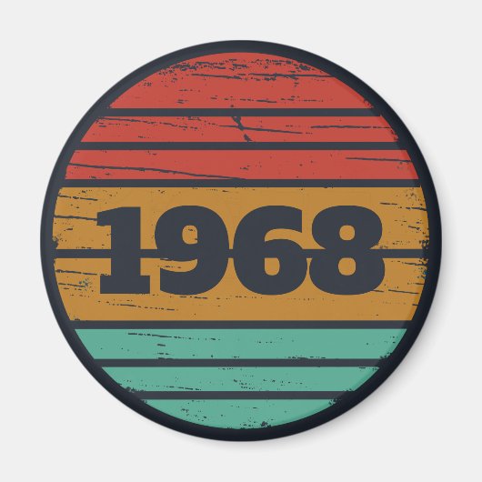 Gepersonaliseerd  55ste verjaardagsfeest magneet (Voorkant)