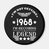 Gepersonaliseerd  55ste verjaardagsfeest magneet (Voorkant)