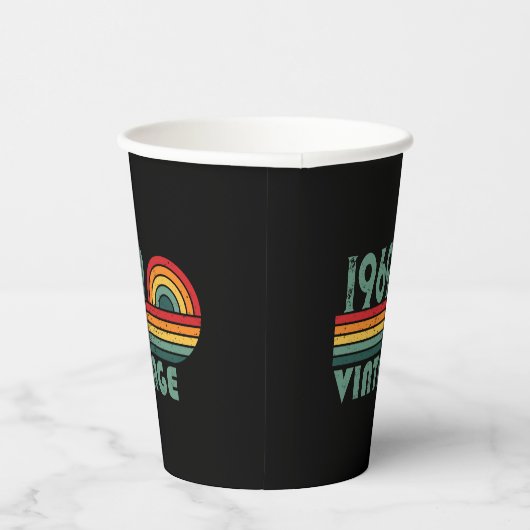 Gepersonaliseerd  55ste verjaardagsfeest papieren bekers (Rechts)