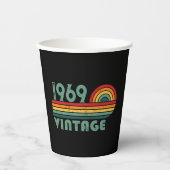 Gepersonaliseerd  55ste verjaardagsfeest papieren bekers (Voorkant)