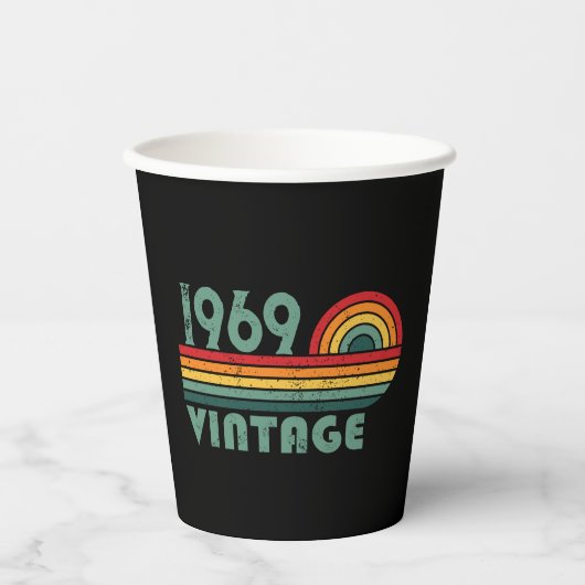 Gepersonaliseerd  55ste verjaardagsfeest papieren bekers (Voorkant)