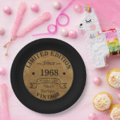 Gepersonaliseerd  55ste verjaardagsfeest papieren bordje (Feest)