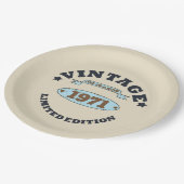 Gepersonaliseerd  55ste verjaardagsfeest papieren bordje (Gekanteld)