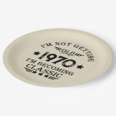 Gepersonaliseerd  55ste verjaardagsfeest papieren bordje (Gekanteld)