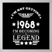 Gepersonaliseerd  55ste verjaardagsfeest poster (Voorkant)